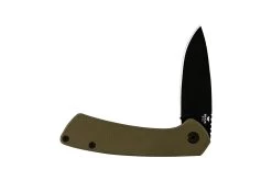 Buck Knives 040 Onset Framelock Ball Bearing Flipper, Black Cerakote BOS S45VN Steel, Green G-10/Aluminum Handles W/ Clip -Knife discount store 0040GRS B 2