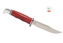 Knife discount store 14 Buck Knives 102 Woodsman Red Micarta BOS S30V Fixed Blade Knife (Out Of Production)