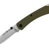 Buck Knives 110 Slim Pro TRX Folding Hunter Knife, OD Green G10 Scales, BOS S30V Blade W/ Pocket Clip