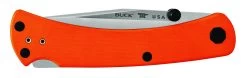 Buck Knives 110 Slim Pro TRX Folding Hunter Knife, Orange G10 Scales, BOS S30V Blade W/ Pocket Clip -Knife discount store 0110ORS3 B Closed 2001x632 a7a77dd