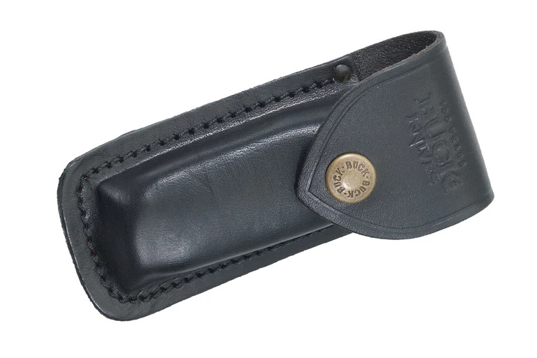 Buck Knives 112 Ranger Oak & 5160 BOS High Carbon Folding Knife W/Sheath 0112OAKSSH 2 Buck Knives 112 Ranger Oak & 5160 BOS High Carbon Folding Knife W/Sheath 0112OAKSSH - Image 2