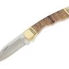 Buck Knives 112 Ranger Finger Groove Custom Natural Mammoth Tooth By Brian Yellowhorse W/ Sheath – Limited Edition