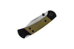 Buck Knives 112 Ranger Sport Folding Knife, Aluminum Frame, OD Green Micarta Scales, BOS S30V Blade W/ Pocket Clip -Knife discount store 0112GRS5 B 2