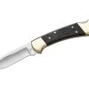 Buck Knives 112 Ranger Charcoal & 5160 BOS High Carbon Folding Knife W/Sheath 0112GYSSH1