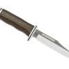 Buck Knives 117 Brahma Pro Small Special, Green Canvas Micarta Handle, 4.5″ S35VN Fixed Blade Knife W/ Sheath “Mini 119”
