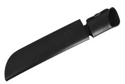 Buck Knives 120 General Black Phenolic Handle Fixed Blade Knife W/Sheath 120BKS -Knife discount store 0120 05 BK