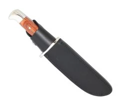 Buck Knives 124 Frontiersman Cocobolo BOS 5160 Carbon Steel Fixed Blade Knife W/ Sheath -Knife discount store 0124CCSSH.3 scaled 1