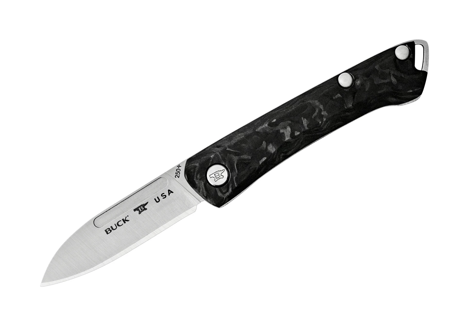 Buck Knives 250 Saunter Slip Joint Folding Knife, S35VN Blade, Carbon Fiber Handle – Limited Edition 1 Buck Knives 250 Saunter Slip Joint Folding Knife, S35VN Blade, Carbon Fiber Handle – Limited Edition