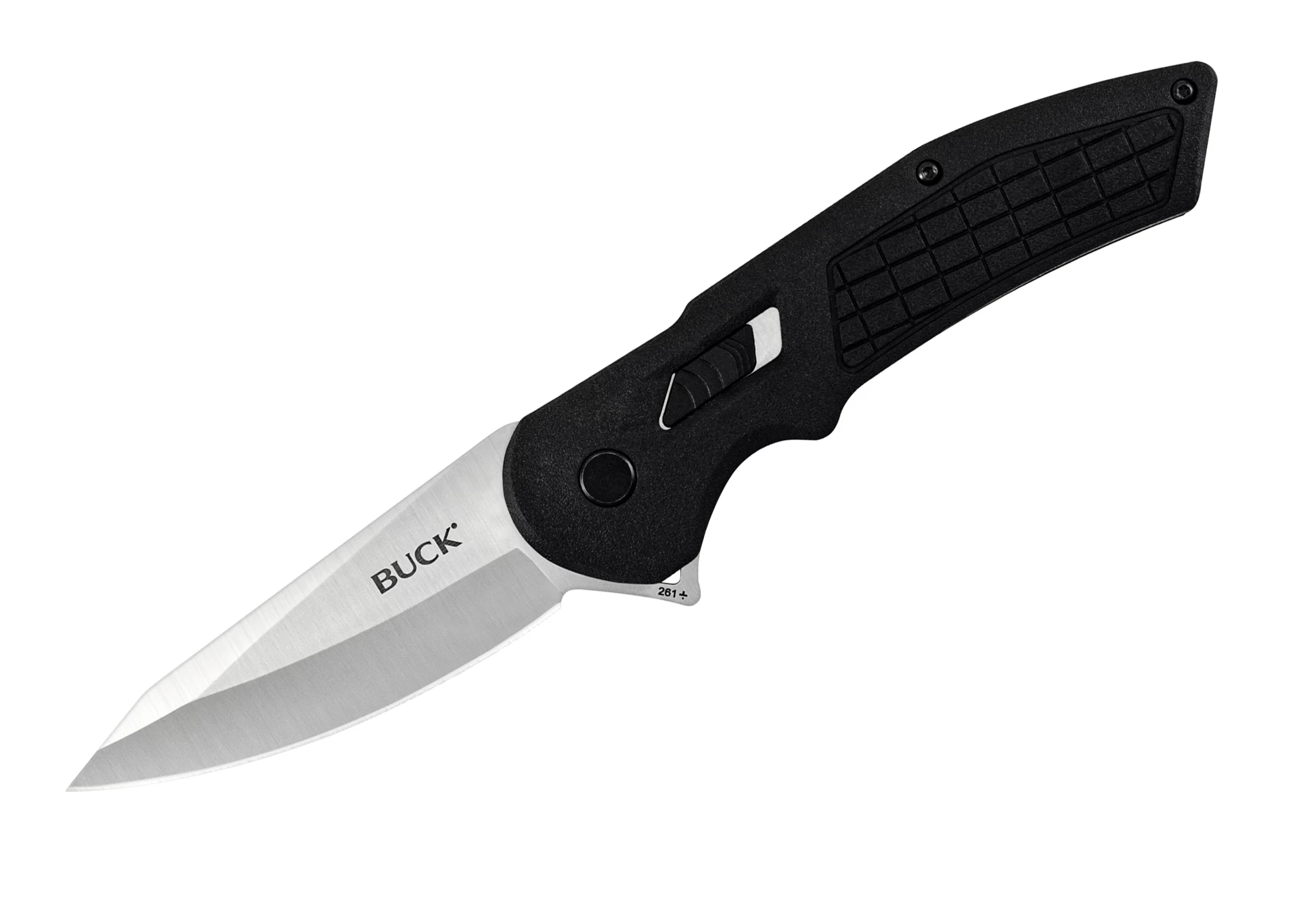 Buck Knives 261 Hexam EDC Flipper Black Folding Knife W/ Clip 0261BKS 1 Buck Knives 261 Hexam EDC Flipper Black Folding Knife W/ Clip 0261BKS