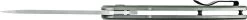 Buck Knives 262 Hexam Assisted Open Flipper Gray Folding Knife W/ Clip 0262GYS -Knife discount store 0262GYS Hexam Assisted Gray Spine 2000x163 adc3ca3
