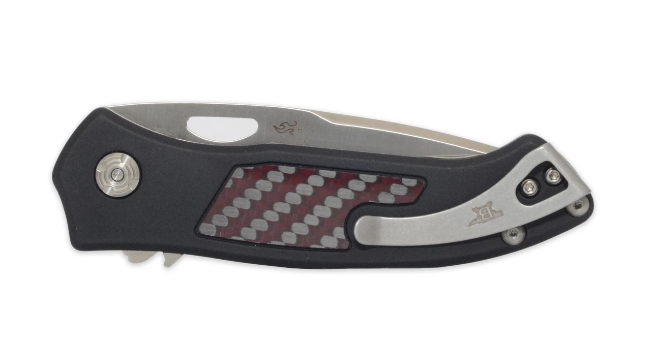 Buck Knives 294 Red/Black Carbon Fiber Momentum Assisted Opening Folding Knife (Out Of Production) 2 Buck Knives 294 Red/Black Carbon Fiber Momentum Assisted Opening Folding Knife (Out Of Production) - Image 2