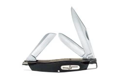 Buck Knives 301 Stockman Black Handle Folding Pocket Knife 301BKS