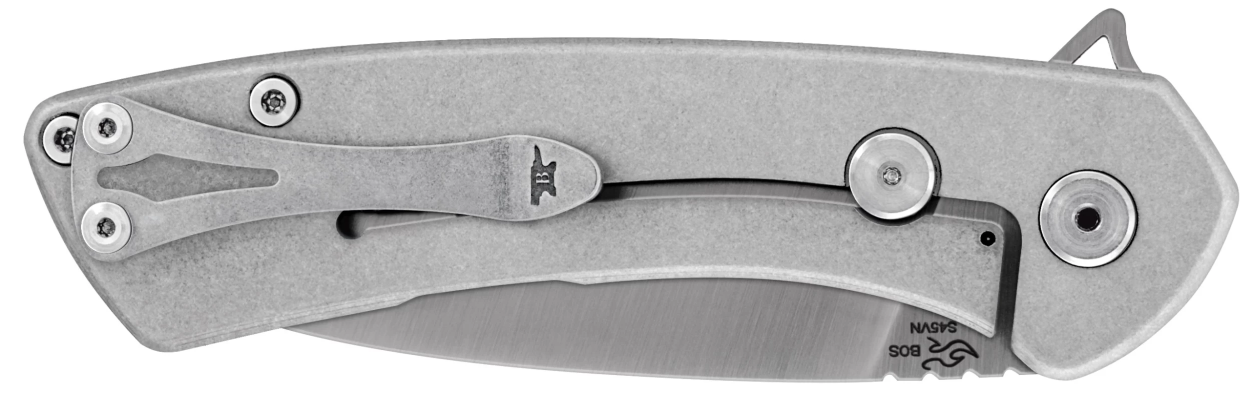 Buck Knives 040 Onset Framelock Ball Bearing Flipper, BOS S45VN Steel, Black G-10/Aluminum Handles W/ Clip 4 Buck Knives 040 Onset Framelock Ball Bearing Flipper, BOS S45VN Steel, Black G-10/Aluminum Handles W/ Clip - Image 4