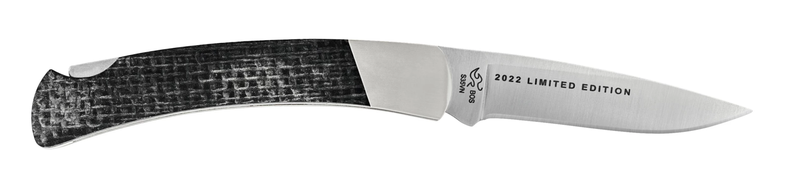 Buck Knives 501 Squire Legacy Series, 2.75″ S35VN Blade, Black Burlap Micarta Scales – Limited Edition 2 Buck Knives 501 Squire Legacy Series, 2.75″ S35VN Blade, Black Burlap Micarta Scales – Limited Edition - Image 2