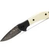 Buck Knives 590 Paradigm Assisted Open Knife 3″ Raindrop Damascus Drop Point Blade, Ivory G10 Handles, Rotating Bolster Lock W/ Clip, Limited Edition Legacy Collection