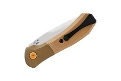 Buck Knives 591 Paradigm Shift Auto Folding Knife 3″ S35VN Drop Point Brown G10 Handles Rotating Bolster Lock W/ Clip -Knife discount store 0591FAM01 3