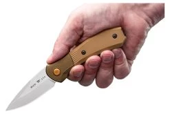 Buck Knives 591 Paradigm Shift Auto Folding Knife 3″ S35VN Drop Point Brown G10 Handles Rotating Bolster Lock W/ Clip -Knife discount store 0591FAM01 7