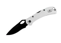 Buck Knives 722 Spitfire Black & White Cerakote BOS S30V Folding Pocket Knife W/ Clip 0722WHSSH