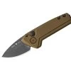 Buck Knives 839 Mini Deploy Auto Folding Knife 1.875″ Drop Point Cerakote 154CM Blade, Burnt Bronze Cerakote Aluminum Handles W/ Clip (California Legal)
