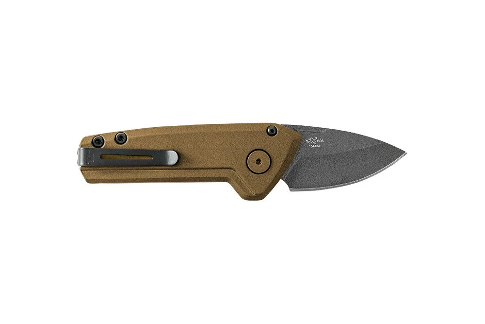 Buck Knives 839 Mini Deploy Auto Folding Knife 1.875″ Drop Point Cerakote 154CM Blade, Burnt Bronze Cerakote Aluminum Handles W/ Clip (California Legal) 2 Buck Knives 839 Mini Deploy Auto Folding Knife 1.875″ Drop Point Cerakote 154CM Blade, Burnt Bronze Cerakote Aluminum Handles W/ Clip (California Legal) - Image 2