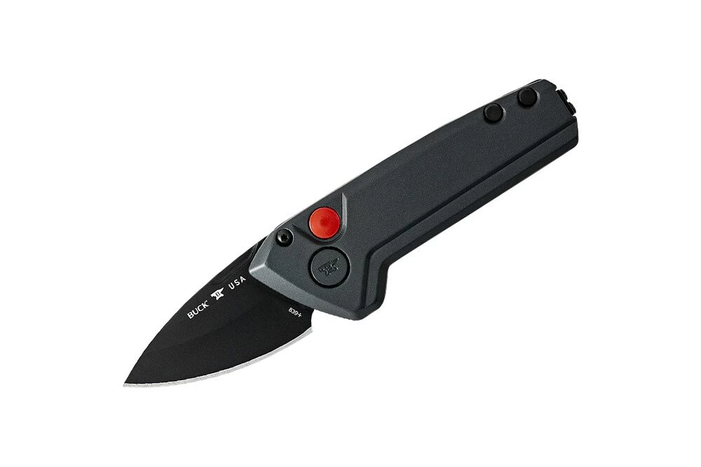Buck Knives 839 Mini Deploy Auto Folding Knife 1.875″ Drop Point Cerakote 154CM Blade, Sniper Gray Cerakote Aluminum Handles W/ Clip (California Legal) 1 Buck Knives 839 Mini Deploy Auto Folding Knife 1.875″ Drop Point Cerakote 154CM Blade, Sniper Gray Cerakote Aluminum Handles W/ Clip (California Legal)