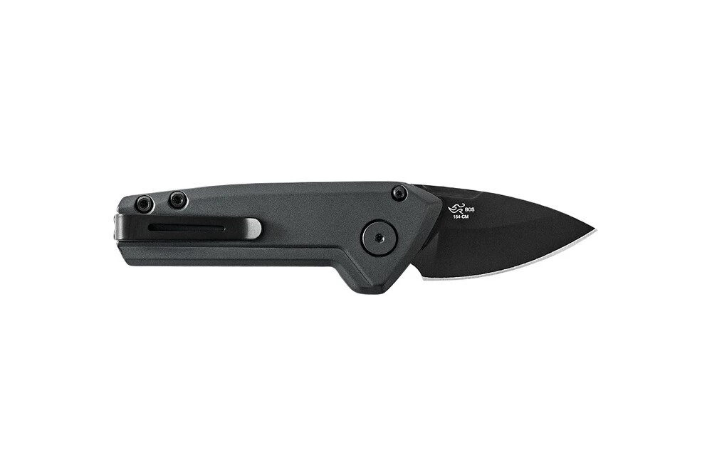 Buck Knives 839 Mini Deploy Auto Folding Knife 1.875″ Drop Point Cerakote 154CM Blade, Sniper Gray Cerakote Aluminum Handles W/ Clip (California Legal) 2 Buck Knives 839 Mini Deploy Auto Folding Knife 1.875″ Drop Point Cerakote 154CM Blade, Sniper Gray Cerakote Aluminum Handles W/ Clip (California Legal) - Image 2