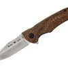Buck Knives 841 Sprint Pro Ball Bearing Flipper Folding Knife, 3.125″ S30V Blade, Brown Burlap Micarta Handle W/ Clip