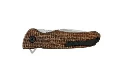Buck Knives 841 Sprint Pro Ball Bearing Flipper Folding Knife, 3.125″ S30V Blade, Brown Burlap Micarta Handle W/ Clip -Knife discount store 0841BRS1 B 5