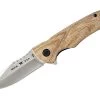 Buck Knives 841 Sprint Pro Ball Bearing Flipper Folding Knife, 3.125″ S30V Blade, Natural Canvas Micarta Handle W/ Clip