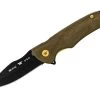 Buck Knives 842 Sprint Ops Pro Ball Bearing Flipper Folding Knife S45VN Black Blade OD Green Micarta Handle W/ Clip – Limited Edition