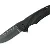 Buck Knives 843 Sprint Ops Ball Bearing Flipper Folding Knife, 3.125″ S30V Reverse Tanto Blade, Black Micarta Handle W/ Clip
