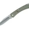 Buck Knives 110 Slim Select Folding Hunter Tan Pocket Knife W/ Clip (Out Of Production)