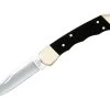 Buck Knives 110 Finger Groove Genuine Ebony Wood Folding Hunter W/Sheath 110Brsfg