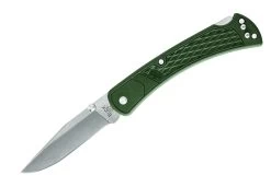 Buck Knives 110 Slim Select Folding Hunter OD Green Pocket Knife W/ Clip