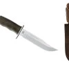 Buck Knives 119 Special Pro Fixed Blade Knife 6″ S35VN Blade, Green Canvas Micarta Handle W/ Upgraded Suede Sheath