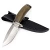 Buck Knives 192 Vanguard Pro, Green Canvas Micarta Handle, 4.25″ S35VN Steel Fixed Blade Knife W/ Sheath Limited Edition