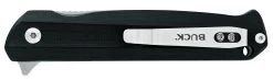 Buck Knives 251 Langford Black G-10 Flipper Folding Knife W/ Clip 0251BKS -Knife discount store 251BKS Langford Clip scaled 1