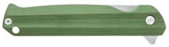 Buck Knives 251 Langford Green G-10 Flipper Folding Knife W/ Clip 0251GRS -Knife discount store 251GRS Langford Closed scaled 1