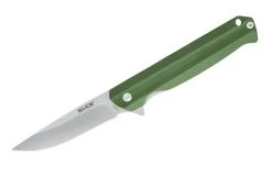 Buck Knives 251 Langford Green G-10 Flipper Folding Knife W/ Clip 0251GRS