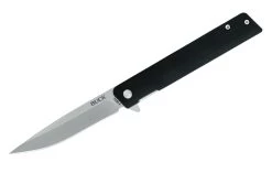 Buck Knives 256 Decatur Black G10 Flipper Folding Knife W/ Clip 0256BKS