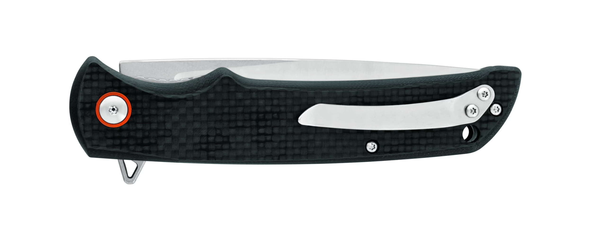 Buck Knives 259 Haxby Carbon Fiber Flipper Folding Knife W/ Clip 0259CFS 2 Buck Knives 259 Haxby Carbon Fiber Flipper Folding Knife W/ Clip 0259CFS - Image 2