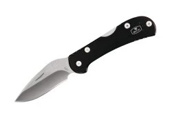 Buck Knives 3726BKS2-B Mini Spitfire Black Aluminum Handle Folding Knife W/ Clip 3726BKS