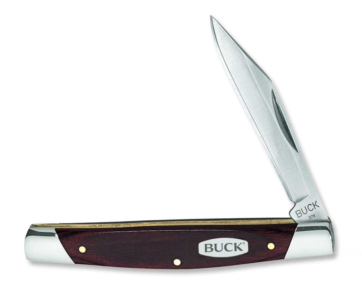 Buck Knives 379 Solo Wood Handle Folding Pocket Knife 379BRS 1 Buck Knives 379 Solo Wood Handle Folding Pocket Knife 379BRS