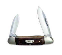 Buck Knives 389 Canoe Wood Handle Folding Pocket Knife 389BRS