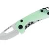 Buck Knives 417 Budgie Compact Folding Knife 2″ S35VN Drop Point Translucent Jade G10 And Stainless Steel Handles W/ Clip