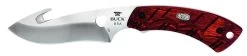 Buck Knives 536 Red Wood Open Season Skinner W/ Guthook Knife 536RWG (Out Of Production)