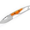 Buck Knives 630 Paklite Hide Select, Orange Handle, 2.75″ 420HC Fixed Blade Knife W/ Sheath