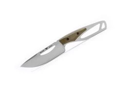Buck Knives 631 Paklite Field Pro, Green Micarta Handle, 4″ S35VN Fixed Blade Knife W/ Sheath