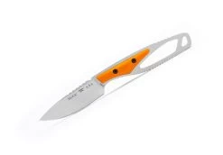 Buck Knives 635 Paklite Cape Select, Orange Glass Filled Nylon Handle, 2.87″ 420HC Fixed Blade Knife W/ Sheath