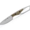Buck Knives 635 Paklite Cape Pro, Green Micarta Handle, 2.87″ S35VN Fixed Blade Knife W/ Sheath